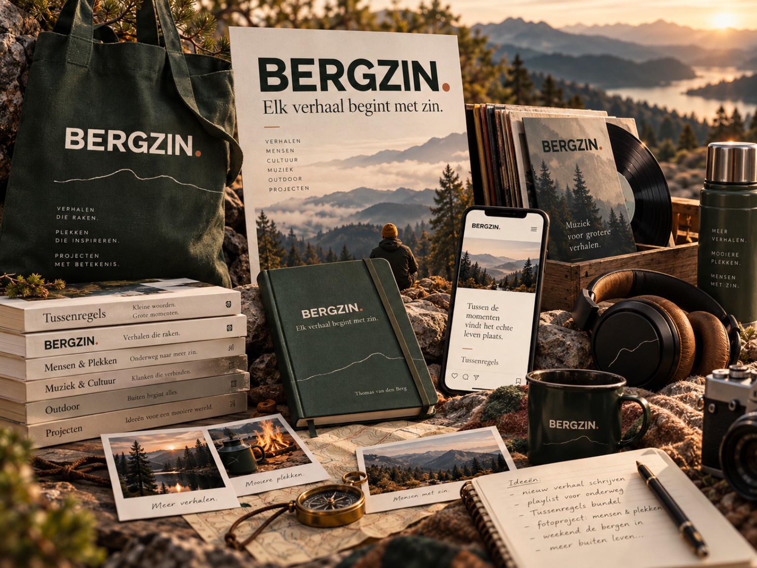 BERGZIN conceptwereld met poëzie, muziek en natuur